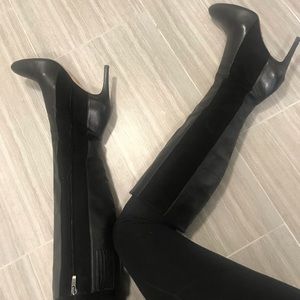 Black Leather Dress Boots